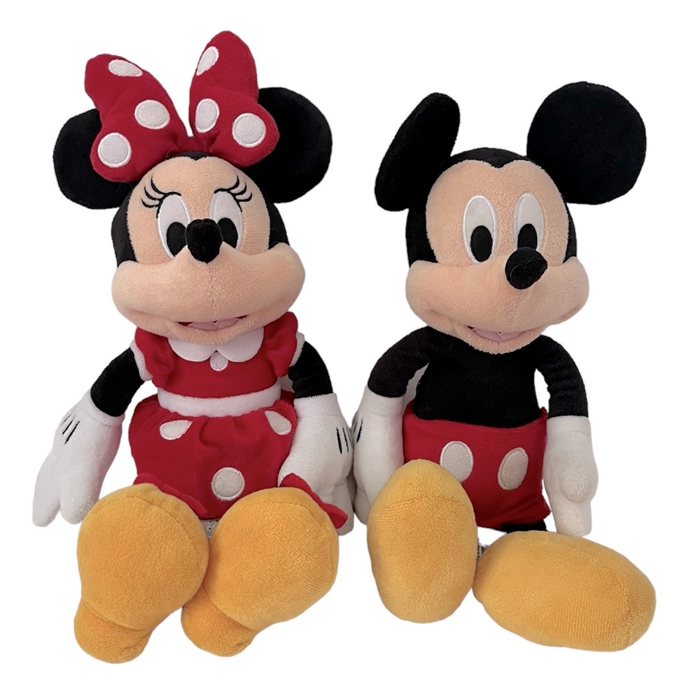 Disney Mickey Mouse & Minnie Mouse Stuffed Plush Toys
